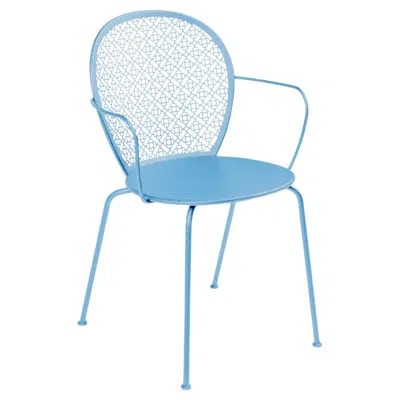 Pre-owned Fermob Chair With Arms  - Lorette Armchair - Maya Blue