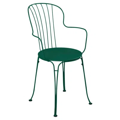 Pre-owned Fermob Chair With Arms  - Opéra+ Armchair - Cedar Green