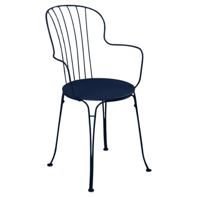 Pre-owned Fermob Chair With Arms  - Opéra+ Armchair - Deep Blue