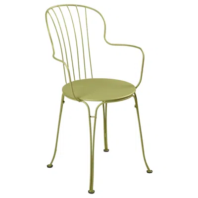 Pre-owned Fermob Chair With Arms  - Opéra+ Armchair - Willow Green