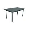 Fermob Costa Extendable Aluminum Dining Table In Black