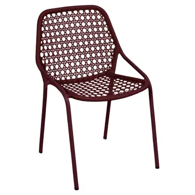Pre-owned Fermob - Croisette Chair - Black Cherry - Set 2 Chairs