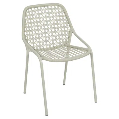 Pre-owned Fermob - Croisette Chair - Clay Grey - Set 2 Chairs In Gray