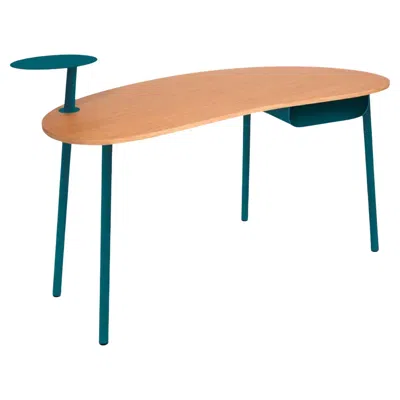 Pre-owned Fermob Desk - Nuage Oak - Acapulco Blue