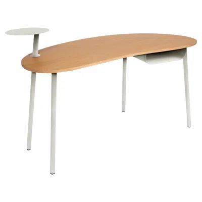 Pre-owned Fermob Desk - Nuage Oak - Clay Grey In Gray