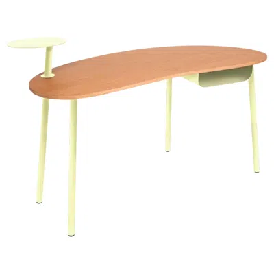 Pre-owned Fermob Desk - Nuage Oak - Frosted Lemon In Brown