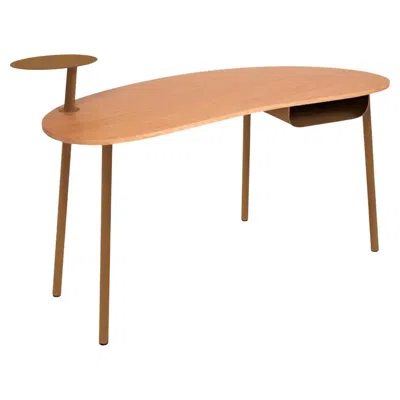 Pre-owned Fermob Desk - Nuage Oak - Gingerbread In Brown