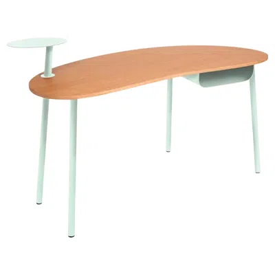 Pre-owned Fermob Desk - Nuage Oak - Ice Mint In Brown