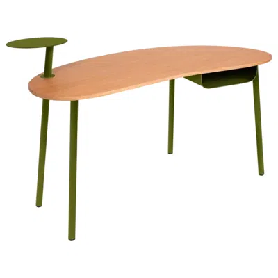 Pre-owned Fermob Desk - Nuage Oak - Pesto In Brown