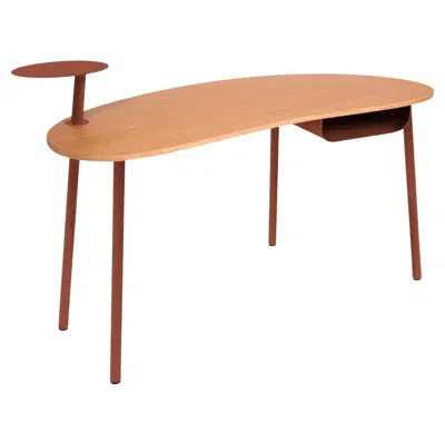 Pre-owned Fermob Desk - Nuage Oak - Red Ochre