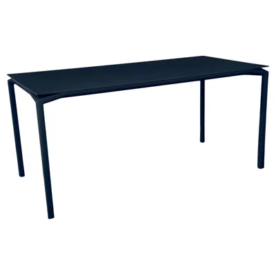 Pre-owned Fermob Desk / Table  Calvi 126 × 63 Cm W 49.6 × D 24.8 Inch Fenix Top - Deep Blue