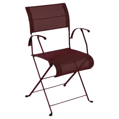 Pre-owned Fermob - Dune Premium Armchair - Stereo Black Cherry