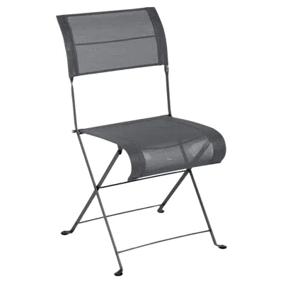 Pre-owned Fermob - Dune Premium Chair - Stereo Anthracite - Set Of 2 Chairs In Gray
