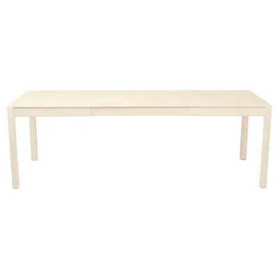 Pre-owned Fermob Extensible Outdoor Table  Ribambelle 149/234 Cm 58.7/92.1 In Latte Beige In Brown