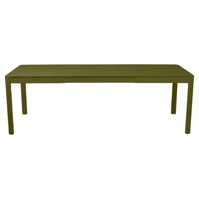 Pre-owned Fermob Extensible Outdoor Table  Ribambelle 149/234 Cm 58.7/92.1 In Pesto In Brown