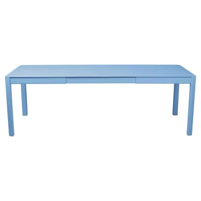 Pre-owned Fermob Extensible Outdoor Table  Ribambelle 149/234 Cm - 59/92 Inch In Blue
