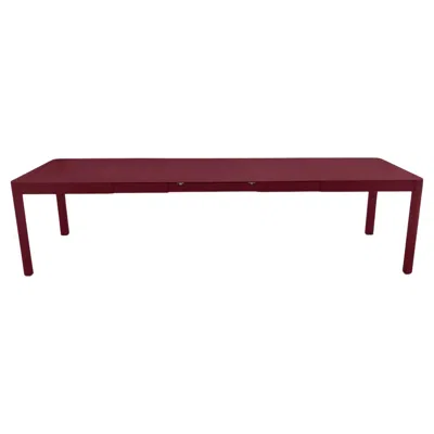 Pre-owned Fermob Extensible Outdoor Table  Ribambelle Xl 149/299 Cm 59/118 In Black Cherry