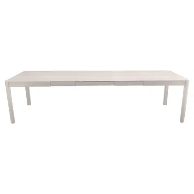 Pre-owned Fermob Extensible Outdoor Table  Ribambelle Xl 149/299 Cm 59/118 In Clay Grey In Gray