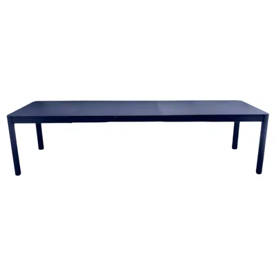 Pre-owned Fermob Extensible Outdoor Table  Ribambelle Xl 149/299 Cm 59/118 In Deep Blue