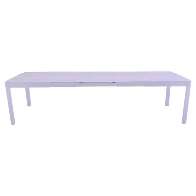 Pre-owned Fermob Extensible Outdoor Table  Ribambelle Xl 149/299 Cm 59/118 In Marshmallow In Purple
