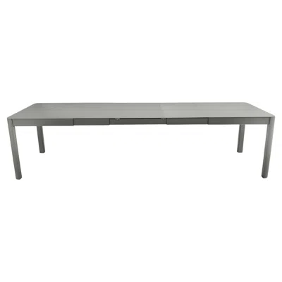 Pre-owned Fermob Extensible Outdoor Table  Ribambelle Xl 149/299 Cm 59/118 In Rosemary In Gray