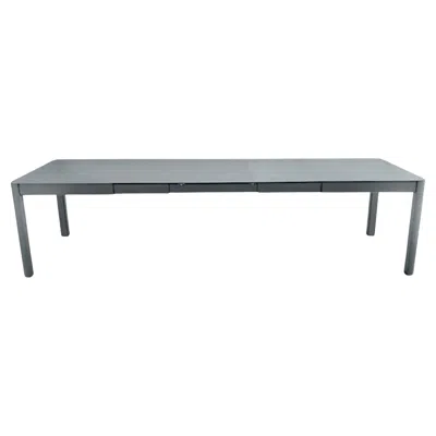 Pre-owned Fermob Extensible Outdoor Table  Ribambelle Xl 149/299 Cm 59/118 In Storm Grey In Gray