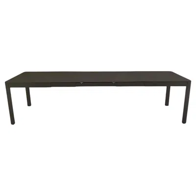 Pre-owned Fermob Extensible Outdoor Table  Ribambelle Xl 149/299 Cm 59/118 In Tonka In Black