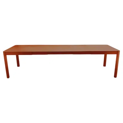 Pre-owned Fermob Extensible Outdoor Table  Ribambelle Xl 149/299 Cm 59/118in Candied Orange