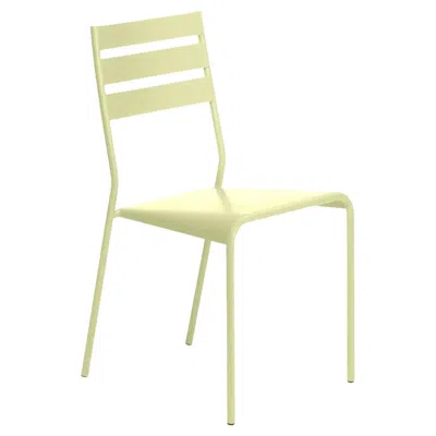 Pre-owned Fermob - Facto Chair - Frosted Lemon In Green