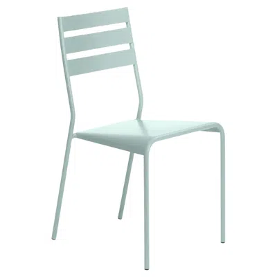 Pre-owned Fermob - Facto Chair - Ice Mint In Blue