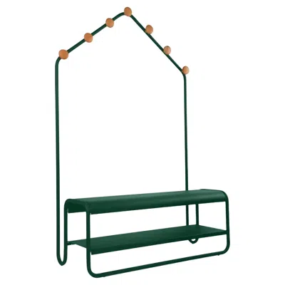 Pre-owned Fermob - Funambule Cloakroom Bench - Cedar Green