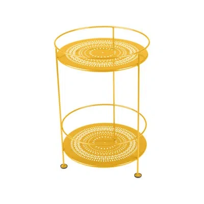 Fermob Guinguette Side Table In Honey Textured