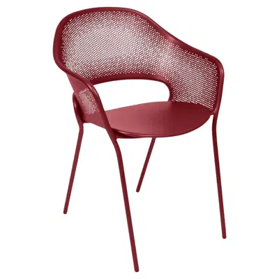 Pre-owned Fermob - Kate Armchair - Chili In Brown