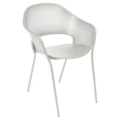 Pre-owned Fermob - Kate Armchair - Clay Grey In Gray