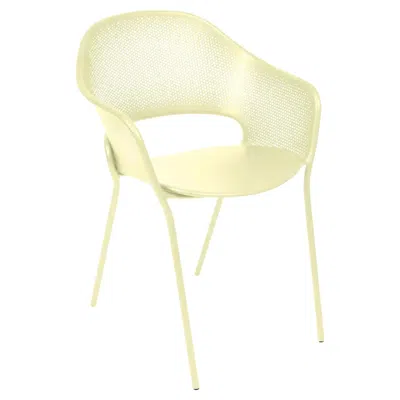 Pre-owned Fermob - Kate Armchair - Frosted Lemon In Yellow