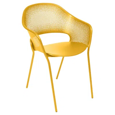 Pre-owned Fermob - Kate Armchair - Honey In Orange