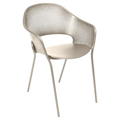 Pre-owned Fermob - Kate Armchair - Nutmeg In Gray