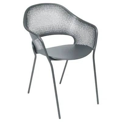 Pre-owned Fermob - Kate Armchair - Storm Grey In Gray