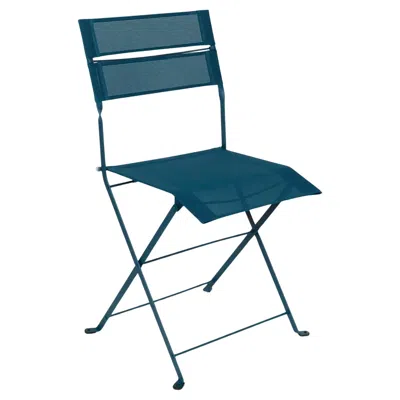 Pre-owned Fermob - Latitude Folding Chair - Acapulco Blue Stereo