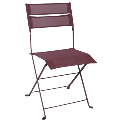 Pre-owned Fermob - Latitude Folding Chair - Stereo Black Cherry