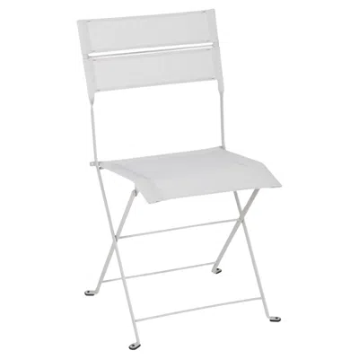 Pre-owned Fermob - Latitude Folding Chair - Stereo Clay Grey In Gray