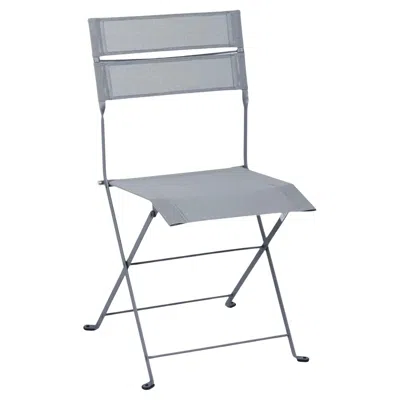 Pre-owned Fermob - Latitude Folding Chair - Stereo Storm Grey In Gray
