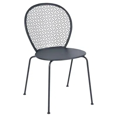 Pre-owned Fermob - Lorette Chair - Anthracite In Gray