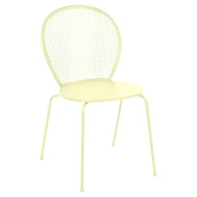 Pre-owned Fermob - Lorette Chair - Frosted Lemon In White
