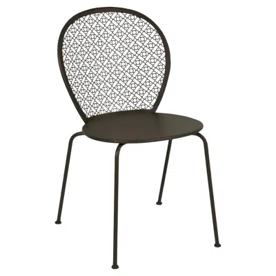 Pre-owned Fermob - Lorette Chair - Tonka In Black