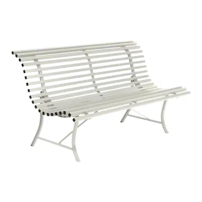 Pre-owned Fermob - Louisiane Bench 150 Cm - Clay Grey In Gray