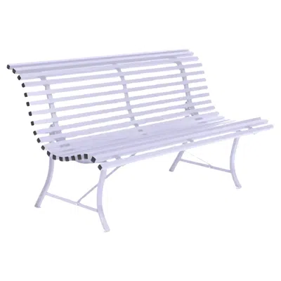 Pre-owned Fermob - Louisiane Bench 150 Cm - Marshmallow In Purple