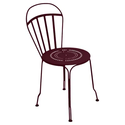 Pre-owned Fermob - Louvre Chair - Black Cherry