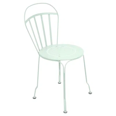 Pre-owned Fermob - Louvre Chair - Ice Mint In Gray