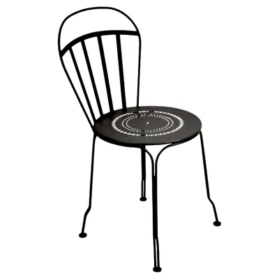 Pre-owned Fermob - Louvre Chair - Liquorice In Black